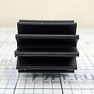 Купить Крыльчатка/импеллер CEF 500161 Ø65x68,5мм посадочное Ø14,29/16мм со шлицами 10 лопастей 23 профиль из чёрного неопрена для двигателей Yanmar, Mercruiser и Jabsco 7ft.ru в интернет магазине Семь Футов