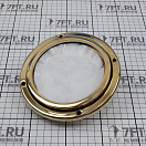 Купить Иллюминатор открывающийся Foresti & Suardi 8A.12.L 153 х 4 мм из полированной латуни 7ft.ru в интернет магазине Семь Футов
