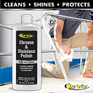 Купить Полироль для поверхностей из хрома и нержавеющей стали Star Brite Chrome & Stainless Polish 082708 250 мл 7ft.ru в интернет магазине Семь Футов
