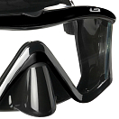 Купить Маска для плавания трехстекольная для взрослых Mares i3 411040 черный/черный 7ft.ru в интернет магазине Семь Футов