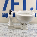 Купить Стандартный судовой унитаз с ручной прокачкой SEAFLO SFMTM-01-R 482x463x334,8мм чаша из белой керамики и сидение с крышкой из белого пластика 7ft.ru в интернет магазине Семь Футов