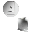 Купить Встраиваемый бокс Plastimo EZ Water 67585 резьба 3/4" вырез Ø70мм угловой с входом для пресной воды с квадратной жесткой крышкой из хромированной латуни 7ft.ru в интернет магазине Семь Футов