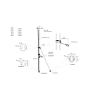 Купить Мачтовое крепление Scanstrut SC100 для радаров 1,9м со стойкой и регулируемым основанием установка на палубе из анодированного алюминия белое 7ft.ru в интернет магазине Семь Футов