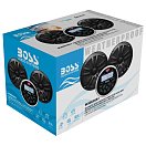 Купить Морская аудиосистема Boss Audio Systems MCKGB350B.6 AM/FM подключение Bluetooth/USB влагозащищенная с двумя черными колонками Ø165мм(6,5") 7ft.ru в интернет магазине Семь Футов