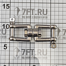 Купить Вертлюг Sumar 03310 пруток Ø10мм нагрузка 699/1750кг скоба/скоба из нержавеющей стали AISI316 7ft.ru в интернет магазине Семь Футов