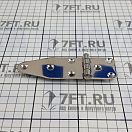 Купить Петля асимметричная Marine Rocket 52584 130х40х2мм из полированной нержавеющей стали AISI304 7ft.ru в интернет магазине Семь Футов