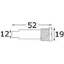 Купить Цинковый анод Yamaha N51-11325-01 для угловых колонок с пробкой 52x19 мм, Osculati 43.254.80 7ft.ru в интернет магазине Семь Футов