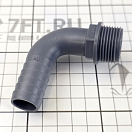 Купить Штуцер угловой 90° наружная резьба 3/4" под шланг Ø20мм из полипропилена, Osculati 17.238.03 7ft.ru в интернет магазине Семь Футов