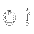 Купить Запасной безель Plastimo 26891 Contest 101 для компаса 15,9х16,7х5,3см чёрный 7ft.ru в интернет магазине Семь Футов