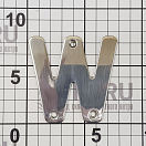 Купить Регистрационная буква "W" из полированной нержавеющей стали Roca 907125 75 мм 7ft.ru в интернет магазине Семь Футов