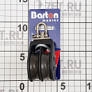 Купить Блок двухшкивный опорный Barton Marine серия 3 N03230 45 мм 400 - 8000 кг со скобой 7ft.ru в интернет магазине Семь Футов