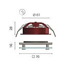 Купить Светильник галогеновый Foresti & Suardi Norma Q 5085.FX.C FX Halogen 12/24 В G4 макс. 20 Вт с диммером 7ft.ru в интернет магазине Семь Футов