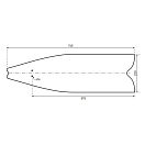 Купить Ласты для подводной охоты из стеклопластика Mares Razor F740 420412 размер 45-46 черный 7ft.ru в интернет магазине Семь Футов