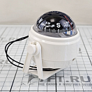 Купить Компас магнитный Sunfine Marine SF80304-2 86x62x74мм чёрная картушка Ø52мм красная подсветка 12Вт из белого ABS-пластика 7ft.ru в интернет магазине Семь Футов