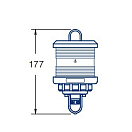 Купить Круговой огонь DHR DHR35 RBL35H 12/24 В 25 Вт подвесной синий для судов до 20 м 7ft.ru в интернет магазине Семь Футов