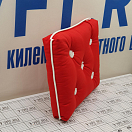 Купить Подушка для сидений капковая Deluxe 802 470 x 370 x 80 мм красная 7ft.ru в интернет магазине Семь Футов