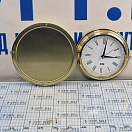 Купить Часы кварцевые судовые XXL Termometros ANVI 32.0384 Ø280/190мм 115мм из полированной латуни 7ft.ru в интернет магазине Семь Футов