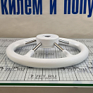 Купить Рулевое колесо Ultraflex V52W 40633U Ø320x73мм рукоятка из белого полиуретана со спицами из нержавеющей стали 7ft.ru в интернет магазине Семь Футов