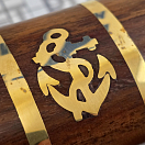 Купить Сундук Nauticalia 7204 100x50x40мм из дерева и латуни 7ft.ru в интернет магазине Семь Футов