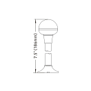 Купить Круговой светодиодный огонь SeaFlo SFNL081-7-02B 360° 1,5Вт 12В 18,6см для судов до 20м белый свет на стойке 7ft.ru в интернет магазине Семь Футов