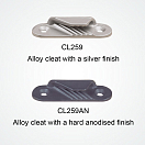 Купить Стопор щелевой Clamcleat Racing Fine Line CL259 70x21x14мм левосторонний для тросов Ø3-6мм из алюминия 7ft.ru в интернет магазине Семь Футов