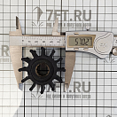 Купить Импеллер шлицевый CEF 124 Ø57x48,2мм посадочное Ø14,29/16мм 12 лопастей из черного неопрена 26 профиль, Osculati 16.194.23 7ft.ru в интернет магазине Семь Футов