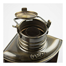 Купить Декоративная масляная лампа навигационного фонаря Nauticalia 4168 210мм красная из латуни/стали с анодированным покрытием 7ft.ru в интернет магазине Семь Футов