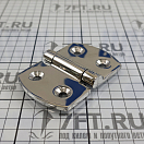 Купить Петля закругленная симметричная дверная Haice 19190721 83x57x5мм из нержавеющей стали AISI 316 7ft.ru в интернет магазине Семь Футов