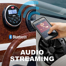 Купить Морская аудиосистема Boss Audio Systems MCKGB350B.6 AM/FM подключение Bluetooth/USB влагозащищенная с двумя черными колонками Ø165мм(6,5") 7ft.ru в интернет магазине Семь Футов