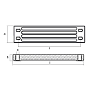 Купить Цинковый анод Tecnoseal 01112-1 201x47x17мм пластинчатый для двигателей Yamaha 200-300лс 7ft.ru в интернет магазине Семь Футов