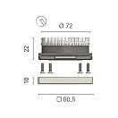 Купить Светильник светодиодный Foresti & Suardi Hydra 6021.I.4000 Power Led 10 - 30 В 3,6 Вт с диммером белый свет 7ft.ru в интернет магазине Семь Футов