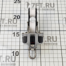 Купить Блок лонготакельный универсальный Ronstan RF41520 шкивы Ø40/24мм 400/1000кг для троса Ø8мм со стопором, вертлюгом и скобой 7ft.ru в интернет магазине Семь Футов