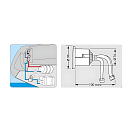 Купить Смеситель Plastimo EZ Water 67582 100х96х70мм вырез Ø70мм корпус АСА-пластик с круглой крышкой из хромированной латуни 7ft.ru в интернет магазине Семь Футов