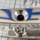 Купить Утка швартовая низкопрофильная Homer 003803 200x24x35мм из нержавеющей стали AISI316 7ft.ru в интернет магазине Семь Футов