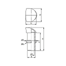 Купить Ниппель вентиляционный Vetus V-quipment QH05MF-NN 50x58x98мм резьба 25,4мм (1") из полированной нержавеющей стали AISI316 7ft.ru в интернет магазине Семь Футов