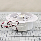 Купить Вытяжной вентилятор с встроенным LED светильником SwiftAir SW-DC24V-4R2 Ø140мм 24В 1,5/4,8Вт 7,2м3/ч 6000К с декоративными кольцами из белого и хромированного АБС-пластика, Osculati 13.582.24 7ft.ru в интернет магазине Семь Футов