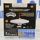 Купить Телевизионная антенна Glomex Talitha V9125AGCU/DAB20 Ø250x151мм 12-24В 40-890МГц 23дБ всенаправленная с автоматическим усилителем 7ft.ru в интернет магазине Семь Футов