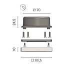 Купить Светильник светодиодный Foresti & Suardi Hydra 6021.SMD.C.3200 Led 10 - 30 В 2,5 Вт с диммером белый свет 7ft.ru в интернет магазине Семь Футов