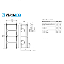 Купить Настенный комбинационный модуль Bals VariaBox - XL 890933 IP67 520 х 230 х 145 мм 7ft.ru в интернет магазине Семь Футов
