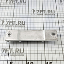 Купить Алюминиевый анод Tecnoseal 01404AL 148x36x15мм пластинчатый для двигателей Honda BF 25-50лс 7ft.ru в интернет магазине Семь Футов