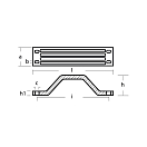 Купить Алюминиевый анод Tecnoseal 01112AL 202x47x52мм дуговой для двигателей Yamaha 115-350лс 7ft.ru в интернет магазине Семь Футов