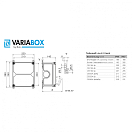 Купить Настенный комбинационный модуль Bals VariaBox - M 89013 IP44 260 х 230 х 145 мм 7ft.ru в интернет магазине Семь Футов