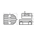 Купить Цинковый анод Tecnoseal 00806 103x78x38мм для приводов двигателя Mercruiser Alpha One, Alpha One Gen II 7ft.ru в интернет магазине Семь Футов