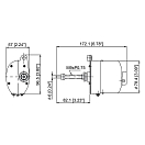 Купить Мотор яхтенного стеклоочистителя TMC 00604/TMC-006S-12V-110 12В 110° корпус пластиковый чёрный 7ft.ru в интернет магазине Семь Футов