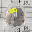 Купить Петля вкручиваемая 65x65x4мм 95° точного литья из полированной нержавеющей стали AISI316, Osculati 38.873.20 7ft.ru в интернет магазине Семь Футов