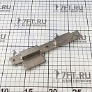 Купить Врезной замок левый 163x75x13мм квадрат 9мм без накладок и ручек антивибрационный из сатинированной хромированной латуни, Osculati 38.203.51SX 7ft.ru в интернет магазине Семь Футов