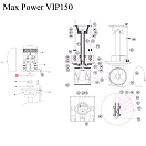 Купить Муфта сцепления электродвигателя Max Power 630487 для ПУ СТ100/125/165/225/HYD225/VIP150 7ft.ru в интернет магазине Семь Футов