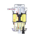 Купить Фильтр-сепаратор для дизельного топлива Vetus 340VTER Spin-on 620л/ч 30мкм одинарный 7ft.ru в интернет магазине Семь Футов