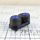 Купить Стопор кулачковый Ronstan C-Cleat Medium RF5410B трос Ø3-12мм 125/250кг на шарикоподшипниках чёрный-синий из композитного материала 7ft.ru в интернет магазине Семь Футов