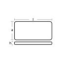 Купить Цинковый прямоугольный анод Tecnoseal 00256 300x150x33мм 7ft.ru в интернет магазине Семь Футов